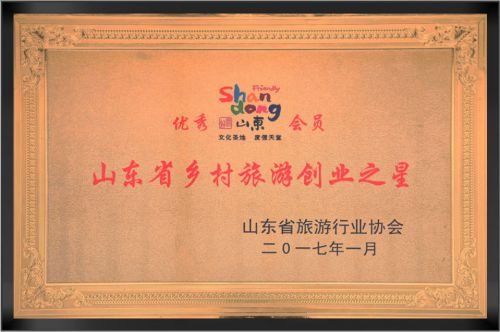山东省乡村旅游创业之星