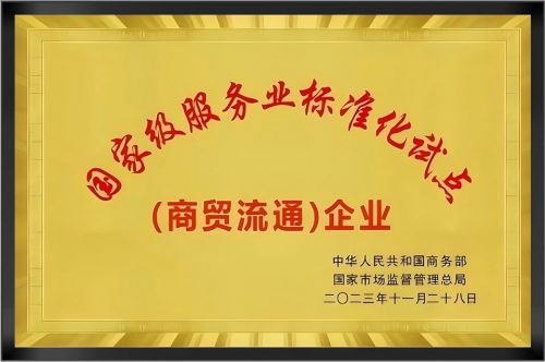 国家服务业标准化试点企业